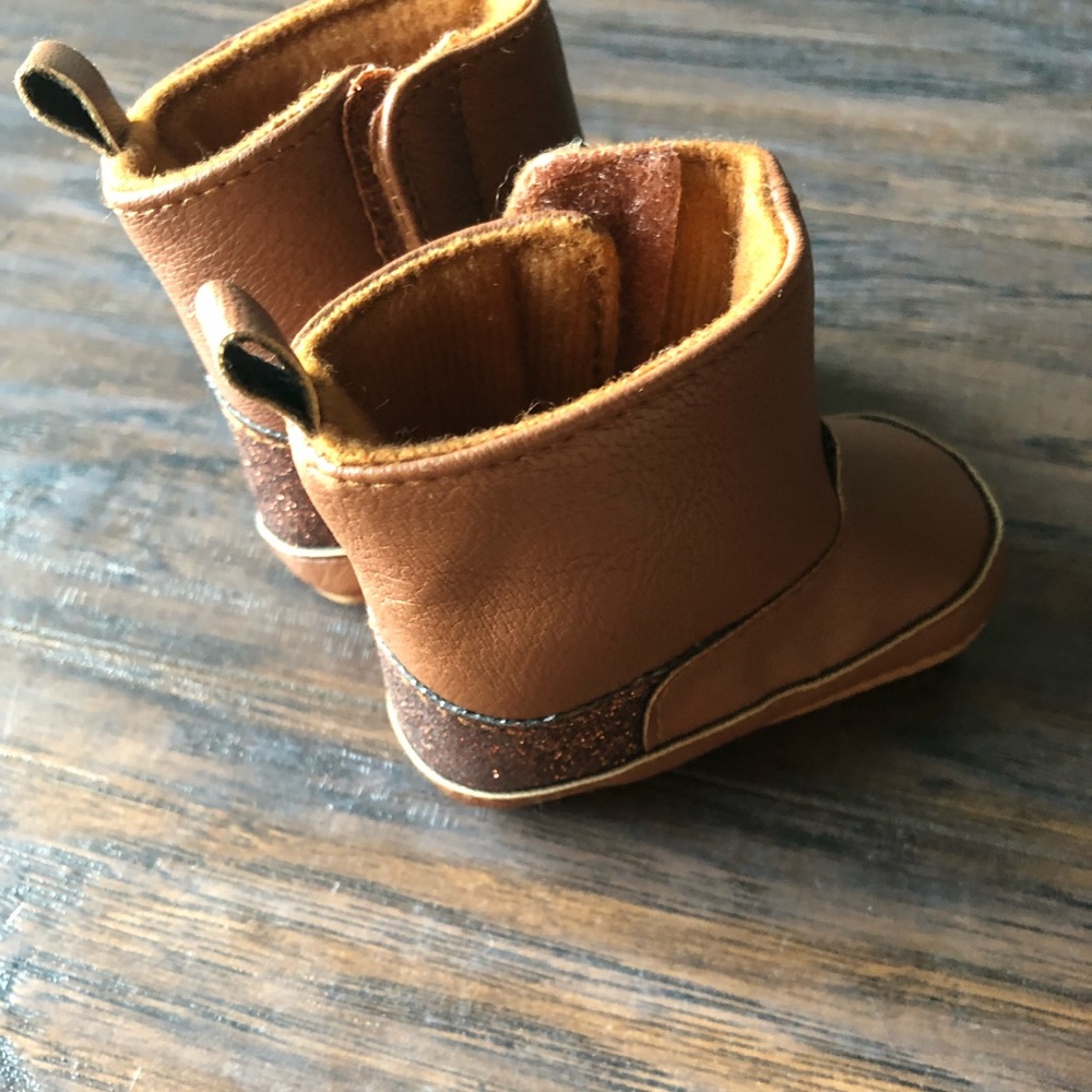 Carter’s Glitter Heel Newborn Boot